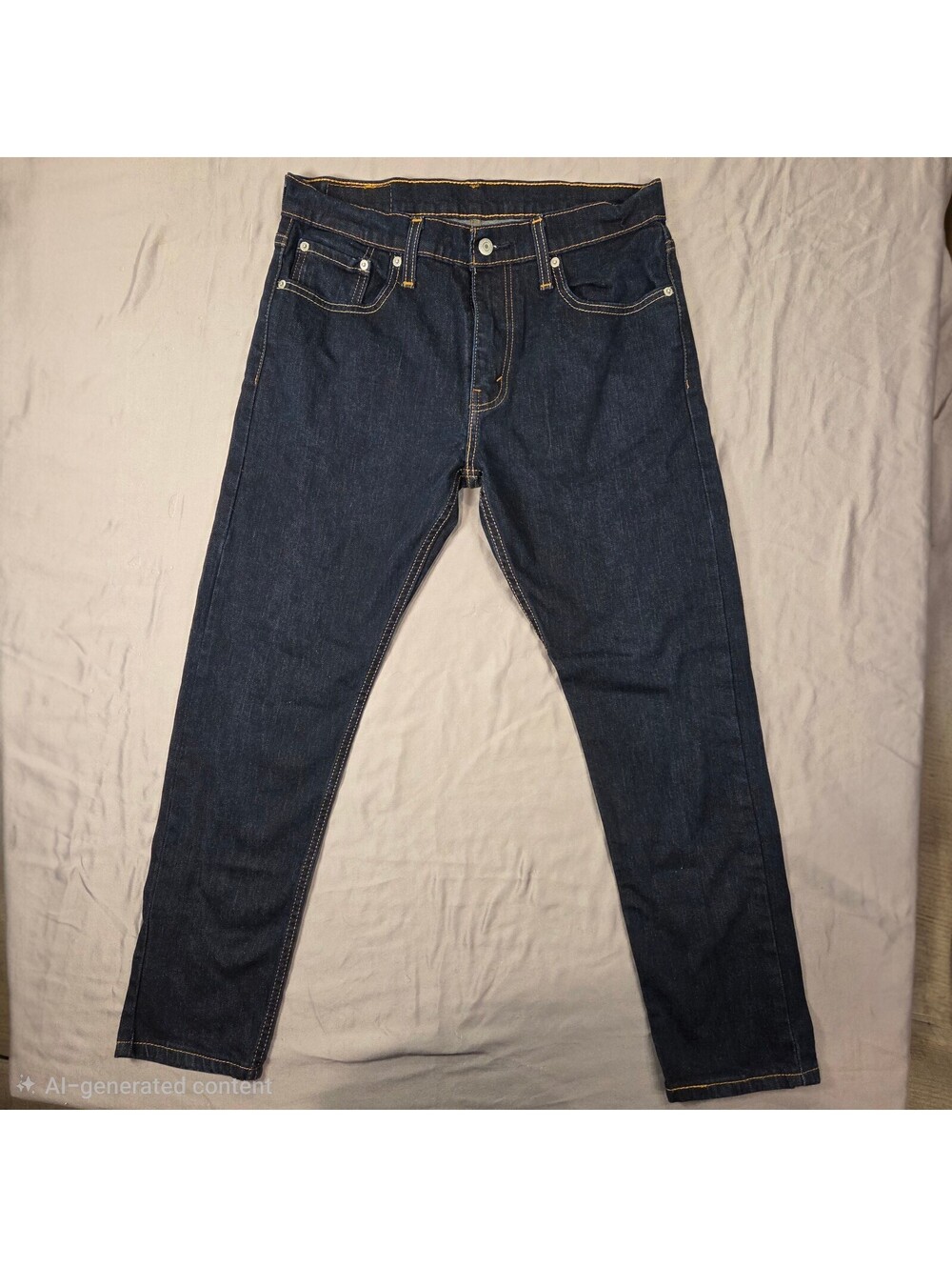 Levi's 512 Slim Taper Jeans Men's W32 L29 Dark Wash Blue Denim